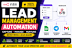 build n8n webhook lead management automation