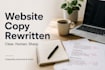 rewrite your website copy