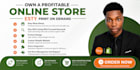 setup etsy shop with pod, digital products, SEO