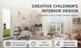 create photorealistic 3d kids room interior design and architectural rendering