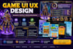 design game ui design user interface and video games for mobile, pc, console