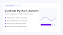 build a custom python automation tool for your workflow