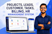 develop CRM customer, leads, project management system