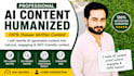 rewrite ai content into human, engaging SEO content