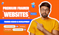 design and develop modern framer website with animations
