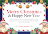create premium christmas card and flyer design