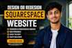 develop squarespace website, design or redesign squarespace website