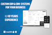 custom erp and CRM systems for your business