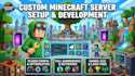 setup and create a custom professional minecraft server