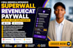 design and integrate paywall, superwall, revenuecat, and subscription website