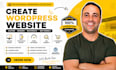 create wordpress website, develop custom wordpress, business website development