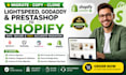 migrate lightspeed godaddy prestashop website to shopify