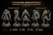 create highly detailed 3d printable figurines and miniatures stl files