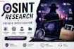 do osint investigation and digital footprint analysis