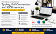 professionally type and convert documents