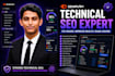 do technical SEO, fix google search console errors and indexing issues
