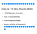 do professional english to odia translation