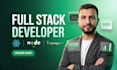 develop a custom full stack web application using react and node js