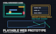 build an HTML5 browser game or playable web prototype