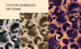 design custom seamless patterns for textile