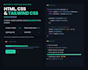 build a responsive front end website using HTML CSS and tailwind