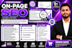 do on page SEO to boost your website performance