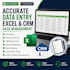 do CRM data entry, data cleaning and excel