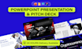 design investor pitch deck and fundraising powerpoint presentation