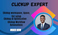 be your clickup expert for clickup setup and automation