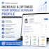 increase and optimize google scholar profile for h index article citation