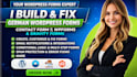 build and fix german wordpress forms, contact form 7, wpforms and gravity forms