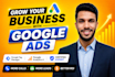 set up google ads to increase ROI for local business, sem expert