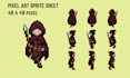 create pixel art sprite sheets