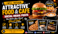 design food restaurant and cafe social media posts