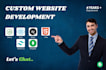 do custom website development as full stack web developer