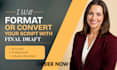 format or convert your script to final draft