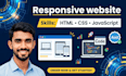 design modern responsive landing page and website in 24 hour