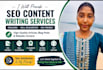 write SEO friendly blog posts and articles