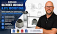 design blender jar base stl to editable step cad reverse engineering cad files