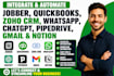 integrate jobber quickbooks zoho crm whatsapp chatgpt pipedrive gmail notion