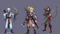 do isometric pixel art character, pixel art animation, sprite sheet, pixel art
