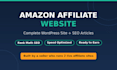 build amazon affiliate website with seo optimized articles