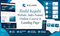 build kajabi website salefunnel online course landingpage