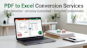 convert PDF tables into excel spreadsheets
