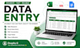 do accurate data entry, web research and excel data entry