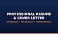 write a professional resume and cover letter