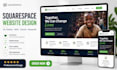squarespace website development landing page donation non profit charity website