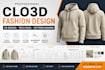 make clo3d realistic garment and tech pack