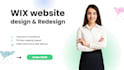 design, redesign, or develop a professional wix website
