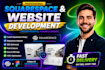 do squarespace website design, sqaurespace development